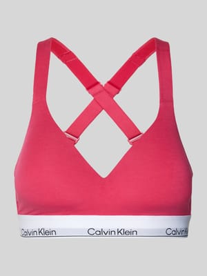 Biustonosz typu bralette z elastycznym paskiem z logo Shop The Look MANNEQUINE