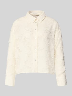 Boxy Fit Bluse im Allover-Look Modell 'Fenima' Shop The Look MANNEQUINE