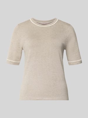 Pullover aus Viskose-Mix in Strick-Optik Shop The Look MANNEQUINE