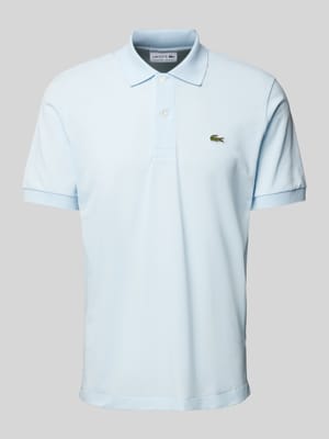 Classic fit poloshirt met labelbadge Shop The Look MANNEQUINE