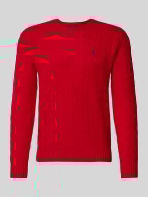 Regular Fit Strickpullover aus Woll-Kaschmir-Mix Shop The Look MANNEQUINE