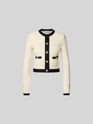 Strickjacke mit Knopfleiste Shop The Look MANNEQUINE