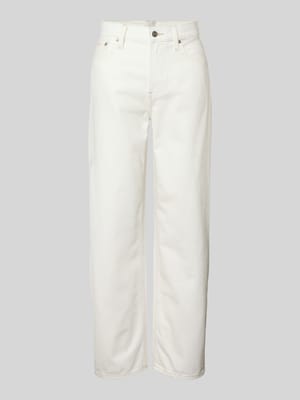 Barrel jeans in 5-pocketmodel met labeldetail Shop The Look MANNEQUINE