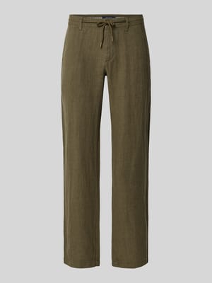 Regular Fit Leinenhose aus reinem Leinen Shop The Look MANNEQUINE