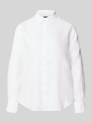Koszula z czystego lnu o kroju relaxed fit z czystego lnu Shop The Look MANNEQUINE