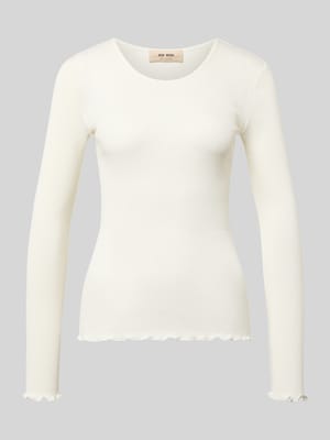Bluzka z długim rękawem z dodatkiem jedwabiu Model 'Elaine' Shop The Look MANNEQUINE