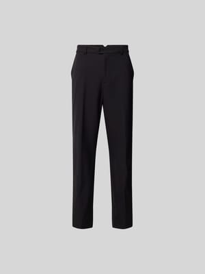 Straight Fit Anzughose mit Bügelfalten Shop The Look MANNEQUINE
