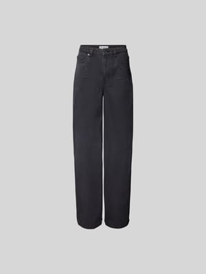 Straight Fit Jeans aus reiner Baumwolle Shop The Look MANNEQUINE