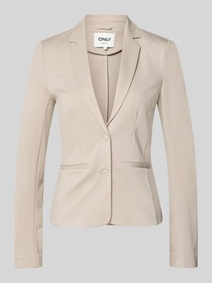 Taillierter Blazer aus Viskose-Mix Modell 'POPTRASH' Shop The Look MANNEQUINE