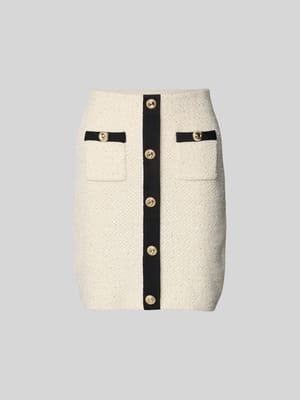 Minirock mit Eingrifftaschen Shop The Look MANNEQUINE