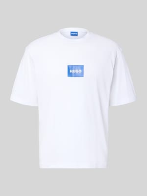 Regular Fit T-Shirt aus reiner Baumwolle Modell 'NAYONIX' Shop The Look MANNEQUINE