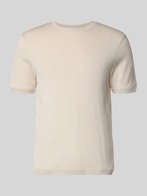 t-shirt o kroju regular fit z okrągłym dekoltem model 'Badi' Shop The Look MANNEQUINE