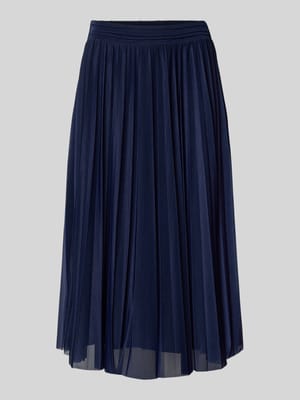Midirock mit Plisseefalten Modell 'Astrid' Shop The Look MANNEQUINE