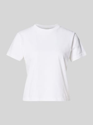 Regular Fit T-Shirt mit Logo-Stitching Shop The Look MANNEQUINE