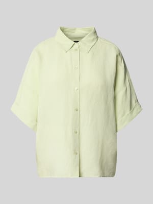 Regular Fit Bluse aus Leinen-Viskose-Mix Modell 'BISENAS' Shop The Look MANNEQUINE