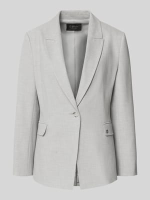 Regular fit blazer met viscose Shop The Look MANNEQUINE