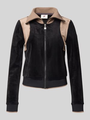 Slim fit sweatjack met ritssluiting, model 'ADRIANO' Shop The Look MANNEQUINE