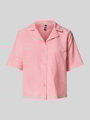 Regular Fit Hemdbluse aus Baumwoll-Leinen-Mix Modell 'PIA' Shop The Look MANNEQUINE