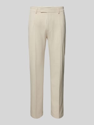Regular Fit Anzughose mit Bügelfalten Modell 'Beppe' Shop The Look MANNEQUINE