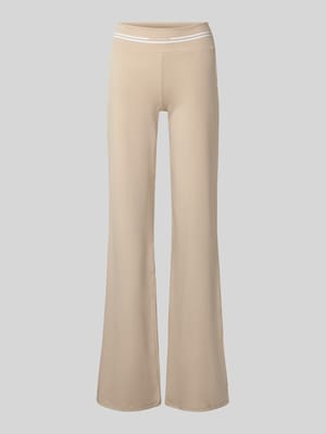 Flared Leggings mit elastischem Bund Modell 'Jasmin' Shop The Look MANNEQUINE