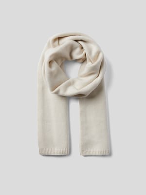 Kaschmirschal mit Strickmuster Shop The Look MANNEQUINE
