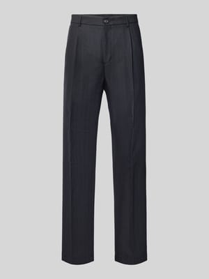 Regular Fit Anzughose aus reiner Schurwolle Modell 'Tomeo' Shop The Look MANNEQUINE