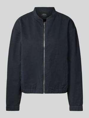 Kurtka z mieszanki bawełny i lnu z zamkiem błyskawicznym Shop The Look MANNEQUINE