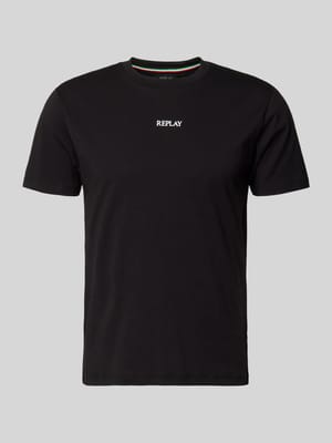 Regular Fit T-Shirt mit Logo-Print Shop The Look MANNEQUINE