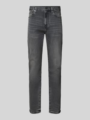 Slim fit jeans van katoenmix model 'BLEECKER' Shop The Look MANNEQUINE