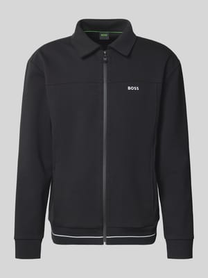 Regular Fit Sweatjacke aus Baumwoll-Mix Modell 'SW_Member' Shop The Look MANNEQUINE