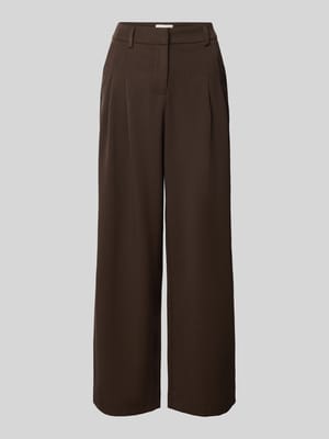 Baggy Fit Stoffhose mit gelegten Falten Modell 'Henrika' Shop The Look MANNEQUINE
