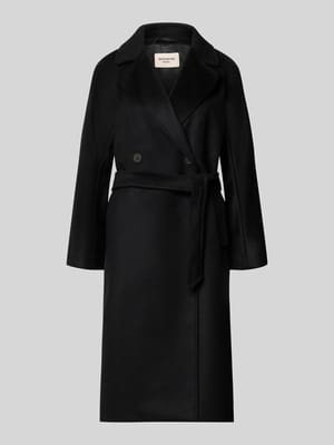 płaszcz o kroju regular fit z czystej żywej wełny model 'RESINA' Shop The Look MANNEQUINE