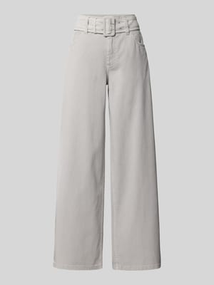 Wide Fit Jeans mit integriertem Gürtel Shop The Look MANNEQUINE