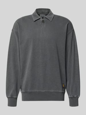 Sweatshirt mit Polokragen Shop The Look MANNEQUINE