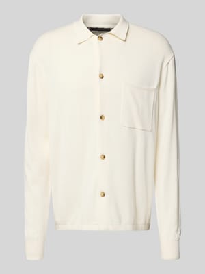 Regular Fit Strickjacke aus reiner Baumwolle Shop The Look MANNEQUINE