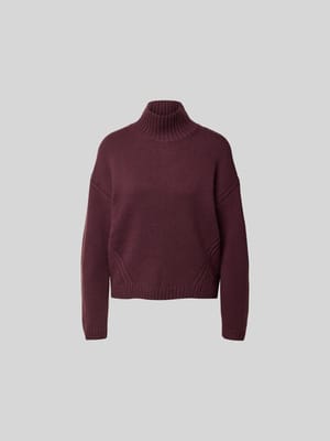 Kaschmirpullover mit Stehkragen Shop The Look MANNEQUINE