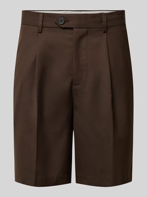 Loose Fit Bermudas mit Woll-Anteil Modell 'OTTO' Shop The Look MANNEQUINE