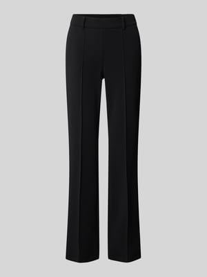 spodnie o kroju regular fit z elastycznym pasem model 'FRANCOISE' Shop The Look MANNEQUINE