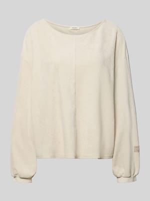 Bluza z obniżoną linią ramion model 'FUXOW' Shop The Look MANNEQUINE