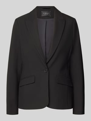 Regular fit blazer met viscose Shop The Look MANNEQUINE