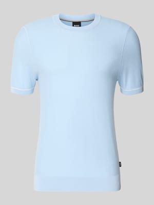 T-shirt o kroju regular fit z dzianiny model 'H-NALON' Shop The Look MANNEQUINE