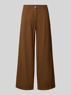 Broek met wijde benen en steekzakken Shop The Look MANNEQUINE