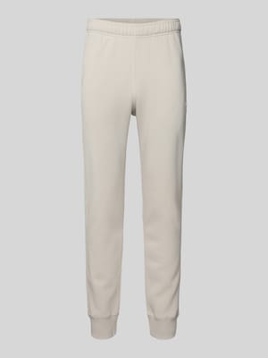 Sweatpants met elastische band en Labelstitching Shop The Look MANNEQUINE