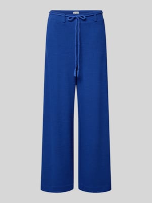 Wide Fit Stoffhose aus Viskose-Mix Modell 'Lumina' Shop The Look MANNEQUINE