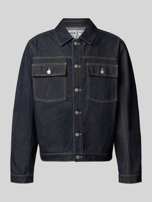 Regular Fit Jeansjacke aus reiner Baumwolle Shop The Look MANNEQUINE