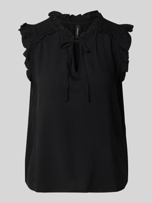 Regular Fit Blusentop aus reiner Viskose Modell 'ALBA' Shop The Look MANNEQUINE