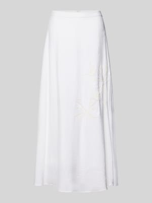 Długa spódnica z obszyciem ozdobnymi kamieniami Shop The Look MANNEQUINE