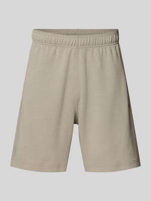 Sweatshorts mit Label-Stitching mit elastischem Bund Shop The Look MANNEQUINE