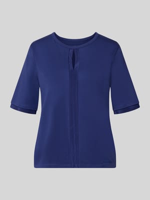 T-Shirt mit Rundhalsausschnitt und Cut Out Shop The Look MANNEQUINE