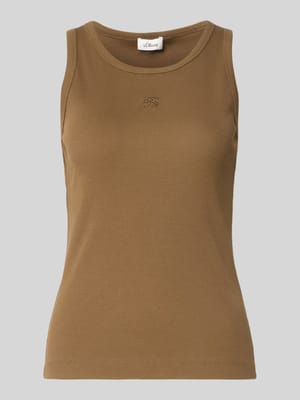 Regular Fit Tank Top aus Baumwoll-Mix Shop The Look MANNEQUINE
